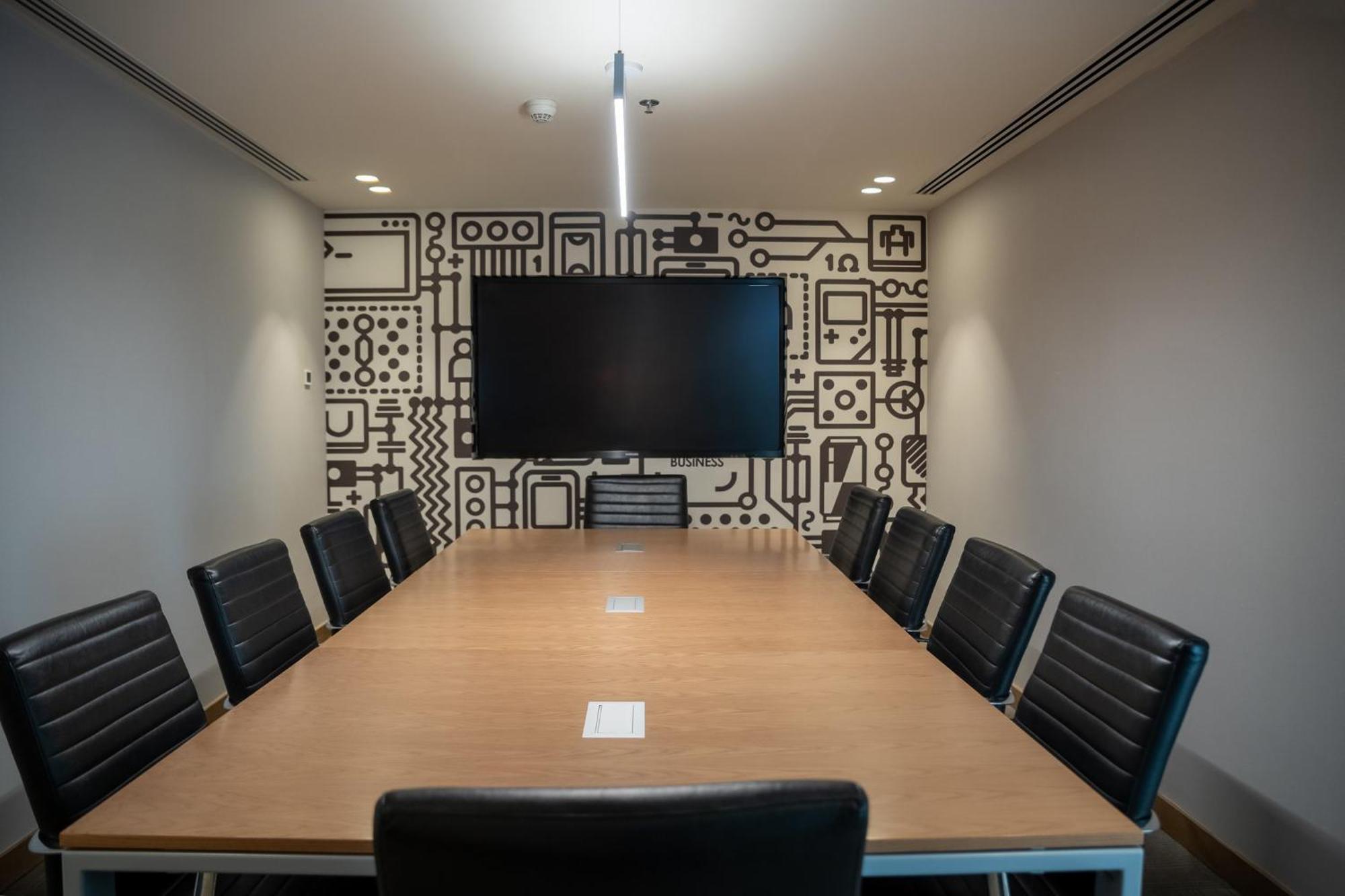 Fiesta Americana Viaducto Aeropuerto Mexico City Exterior photo A meeting room at the company's headquarters in San Francisco
